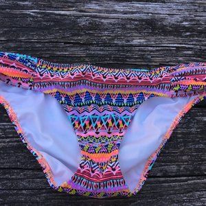Women's Victoria's Secret The Knockout Foil Aztec Print Bikini Bottom  Size S